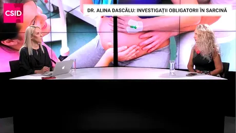 Dr. Alina Dascălu: analize și investigații recomandate în sarcină