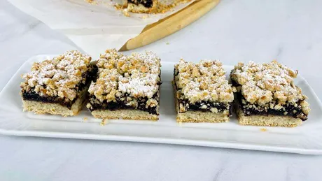 Cea mai ieftină prăjitură de post. Rețeta simplă cu gem și nucă de la Gina Bradea / VIDEO