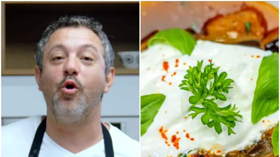 Cum pregătește Sorin Bontea vinetele la cuptor? O rețetă simplă, pe care o poți prepara oricând