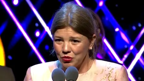Moment de curaj la Premiile Gopo: Actrița Viorica Vodă a vorbit despre „hărțuirea sexuală din sistem”. O singură reacție, după discursul emoționant
