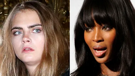 Bătaie între dive: Naomi Campbell şi Cara Delevingne s-au păruit din cauza Rihannei