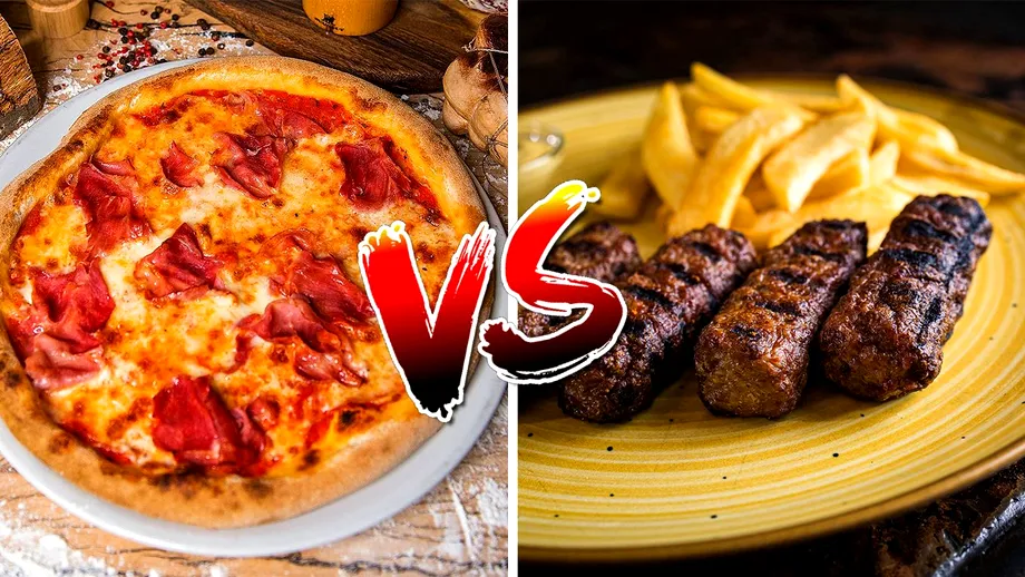O pizza sau 4 mici cu cartofi prăjiți? Care îngrașă mai mult, de fapt