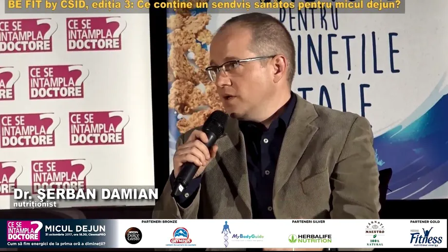BE FIT by CSID, ediţia 3: Ce conţine un sendviş sănătos pentru micul dejun?