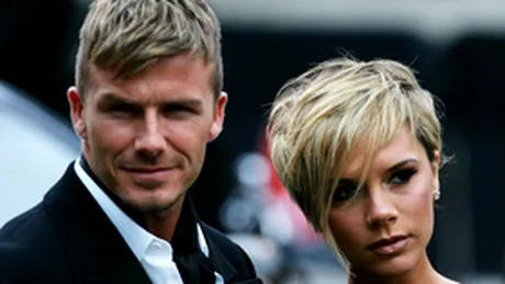 David si Victoria Beckham, implicati intr-un accident rutier in Franta