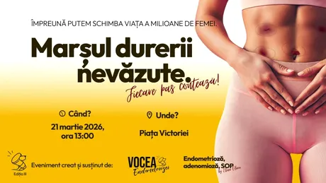 Endometrioza nu mai poate fi ignorată: marșul care aduce tot mai multe voci împreună pentru femeile care trăiesc cu această boală
