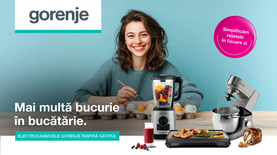 (P) Cum poți face pregătirile de Paște mai ușoare cu electrocasnicele Gorenje care te ajută să câștigi timp în bucătărie