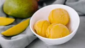 Cum să faci acasă înghețată de mango și lime, fără zahăr și fără lactoză. Nu ai nevoie de aparat de înghețată!