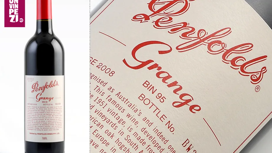 Penfolds Grange, un vin de 100 de puncte Parker, disponibil miercuri pe unvinpezi.ro