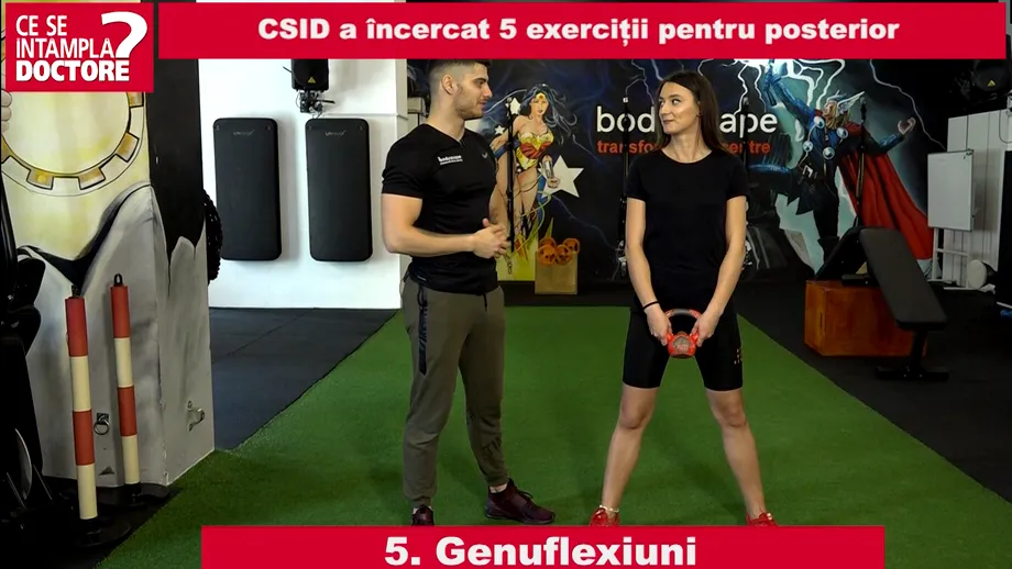 CSID a încercat 5 exerciţii pentru posterior