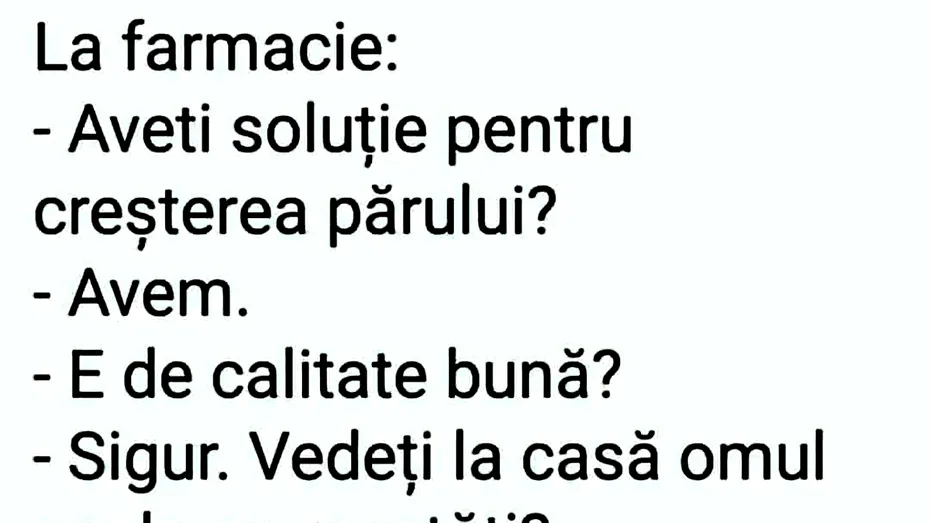 BANCUL ZILEI | La farmacie: 