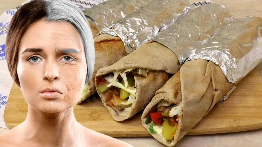 Singura shaorma care ne îmbătrânește fără să ne dăm seama. Provoacă riduri și oboseală celulară