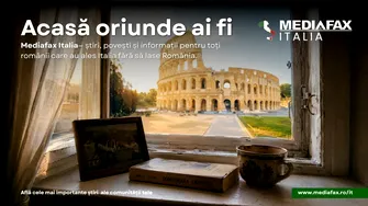 Comunicat de presă. Mediafax își continuă extinderea internațională și lansează Mediafax Italia, platforma de știri dedicată comunității românești din Italia