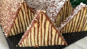 Prăjitura Carpați. Rețeta pentru desertul cu foi și cremă delicioasă