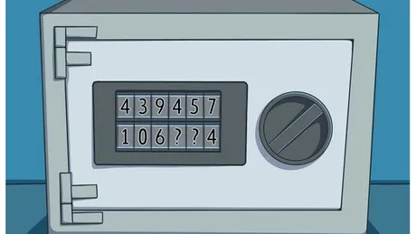 TEST IQ | Descifrați codul seifului din imagine! 99 din 100 nu reușesc