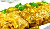Cea mai simplă rețetă de sarmale de post cu ciuperci! Ies delicioase, la fel ca pe vremea străbunicilor