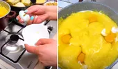 Rețeta străbunicii | Cum să gătești ouă ochiuri în mămăligă