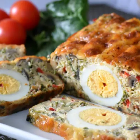 Câte calorii are o felie de drob de ciuperci?