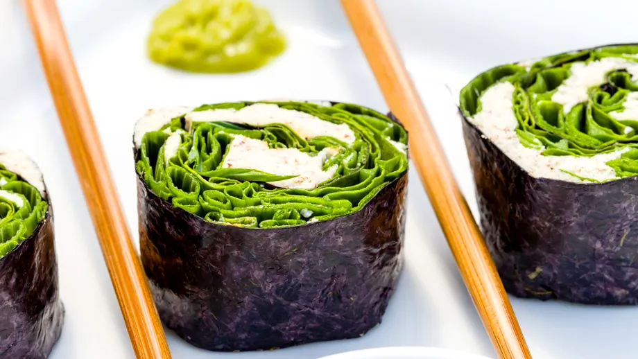 Cum să faci sushi fără pește și fără orez! Rețetă raw vegan de la chef Ligia Pop