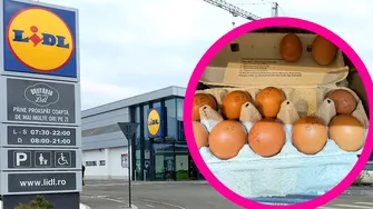 Cu cât a ajuns să se vândă un singur ou, în magazinele LIDL din România, acum, cu 9 zile înainte de Paște