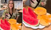 Pepene roșu sau pepene galben? Care este mai sănătos, potrivit Mihaelei Bilic