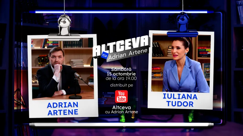 Iuliana Tudor este invitată la podcastul ALTCEVA cu Adrian Artene