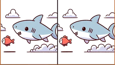 Test de logică | Doar 7% dintre oameni pot găsi toate cele 3 diferențe dintre aceste două poze