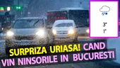 Surpriză de proporții! Pe ce dată vin ninsorile în București, potrivit meteorologilor Accuwweather