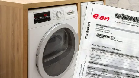 Ești client E.ON? Cât consumă o mașină de spălat și cât vei plăti lunar în factura la curent