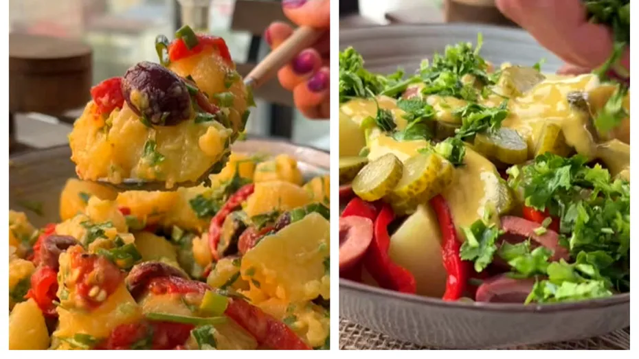 Salată orientală de post! Rețeta gustoasă pe care o prepară toate gospodinele. Este gata în câteva minute