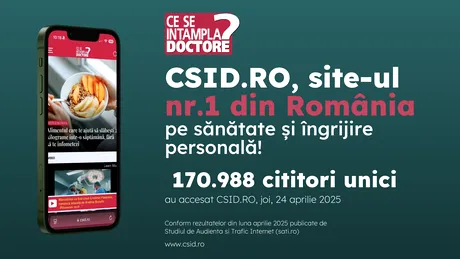 CSID.ro, cea mai citită sursă de Sănătate și Îngrijire Personală din România!