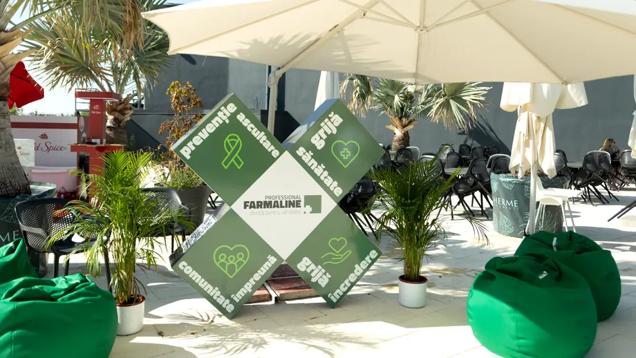 Farmaline a fost prezent la evenimentul „Spin & Splash by CSID.ro”, organizat la Therme București