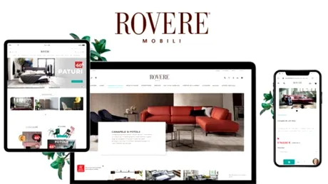 Brandul de mobilă de lux Rovere Mobili a lansat magazinul online www.rovereshop.ro