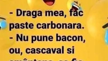 BANC | Cea mai dietetică rețetă de paste carbonara