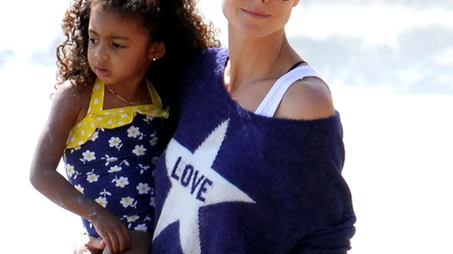 Modelul Heidi Klum şi-a salvat fiul de la înec