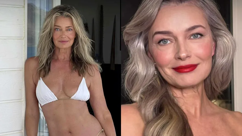 Paulina Porizkova îşi arată corpul la 60 de ani, fără filtre. Supermodelul impresionează cu silueta ei