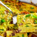 Omletă la cuptor cu legume și brânză feta. Rețeta delicioasă și ușor de preparat