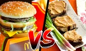 Big Mac VS pateu vegetal: Care îngrașă mai mult, de fapt? Am făcut calculul caloric