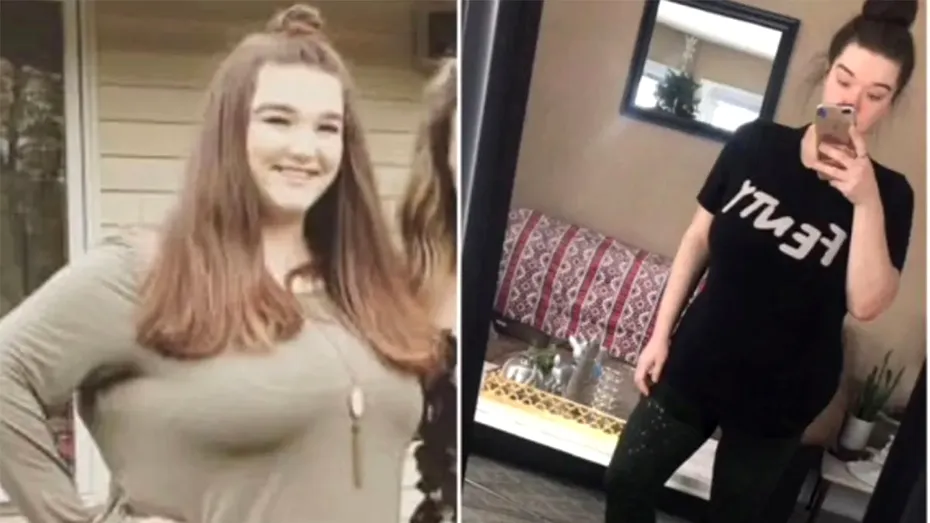 Cele 11 alimente datorită cărora tânăra din imagine a slăbit 72 de kilograme în 2 ani