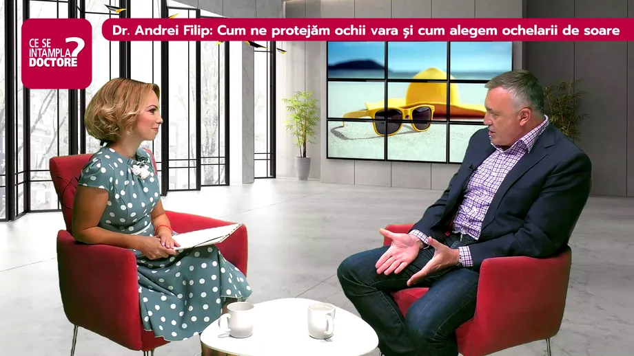 Dr. Andrei Filip: Despre protecţia ochilor şi alegerea corecta a ochelarilor de soare VIDEO