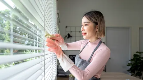 Metoda rapidă pentru curățarea jaluzelelor exterioare. Vor fi impecabile în 5 minute