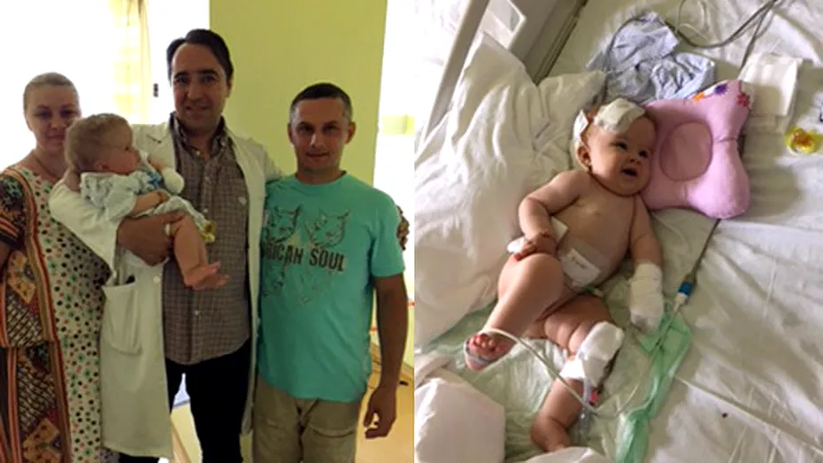 Bebeluş cu o malformaţie congenitală cerebrală rară operat cu succes în România