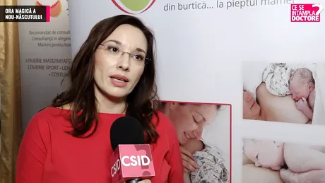 Ora magică a nou-născutului. „Este atât pentru mamele care nasc natural, cât și pentru cele care nasc prin cezariană”