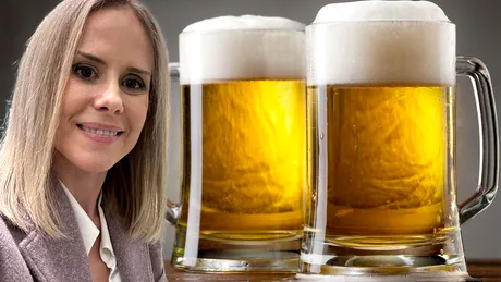 Mihaela Bilic a făcut calculul. Câte beri putem bea, fără să ne îngrășăm, de fapt
