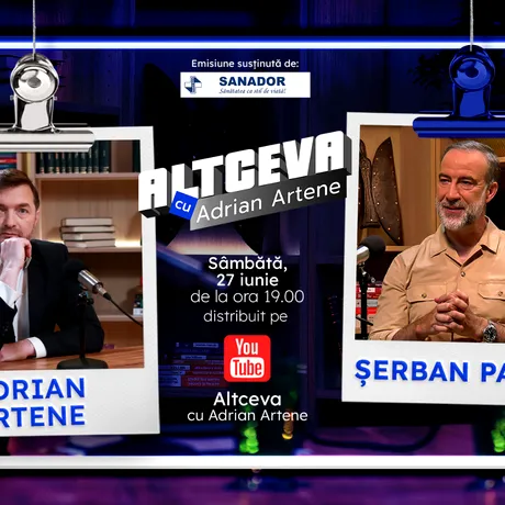 Actorul Șerban Pavlu a acceptat la „Altceva cu Adrian Artene” că s-a gândit să renunțe: „Mi-am dorit să nu fiu actorul unui singur personaj”