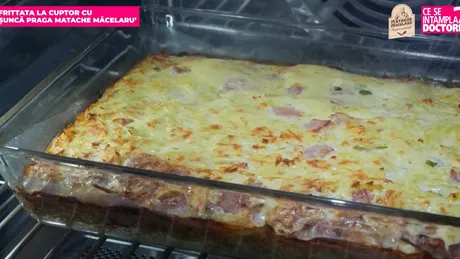 Frittata la cuptor cu Șuncă Praga Matache Măcelaru’