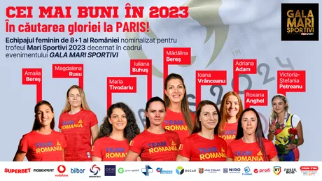 Gala Mari Sportivi ProSport 2023! Echipajul din proba de opt plus unu, cel în care ne punem speranțe la JO de la Paris