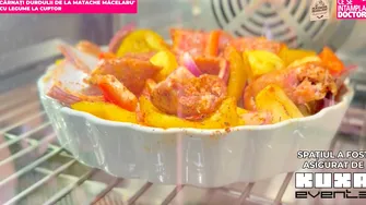 Cârnați Durdulii de la Matache Măcelaru’ cu legume la cuptor