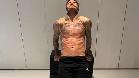 David Beckham, plin de pătrățele la 45 de ani. Ce mănâncă și cum se antrenează