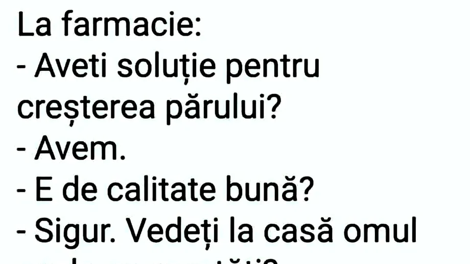 BANCUL ZILEI | La farmacie: 