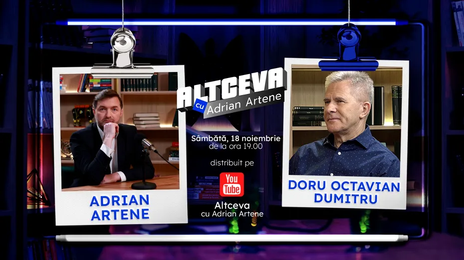 Doru Octavian Dumitru, cu o dexteritate perfectă, jonglează cu umorul și adevărul, la „Altceva cu Adrian Artene”